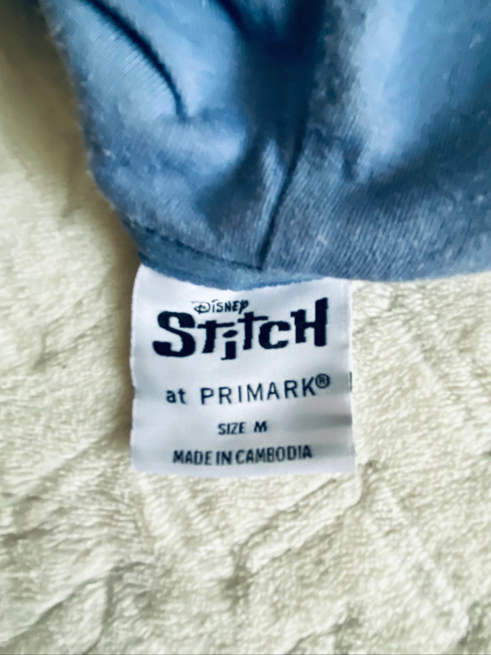 Moletom com capuz Disney Stitch & Angel azul lavanda tamanho M – photo 5